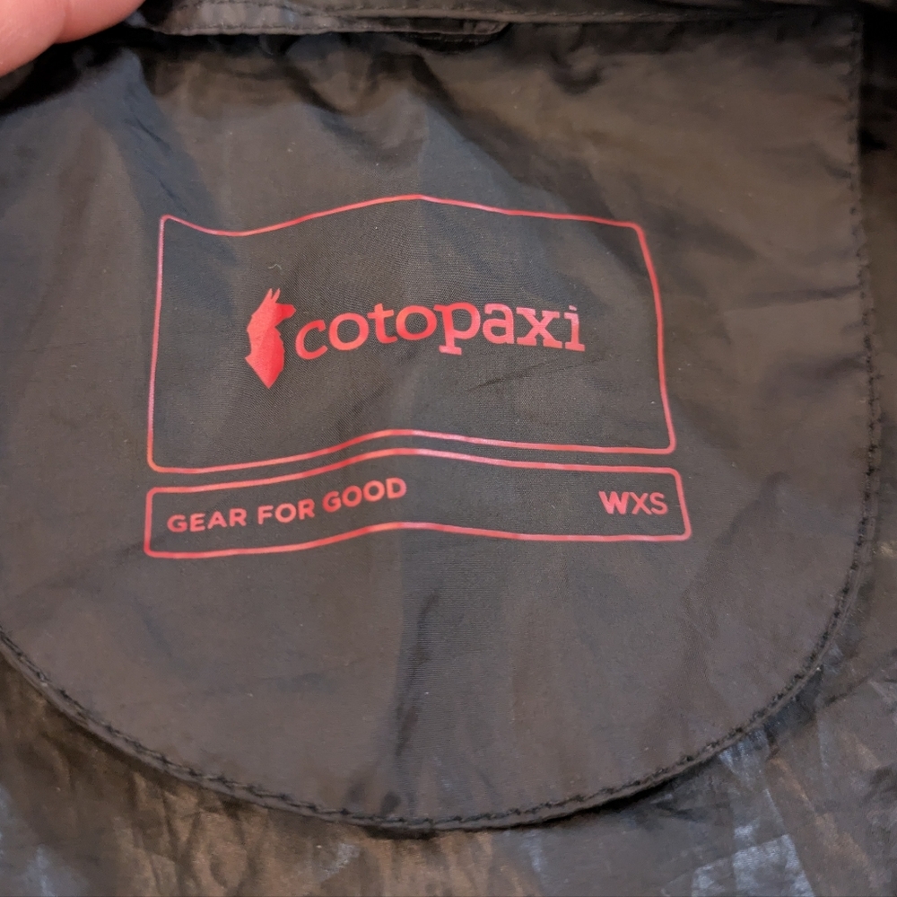 Cotopaxi Women's Teca Technical Full Zip Windbreaker Jacket Red Black Gray Sz XS - Picture 5 of 11